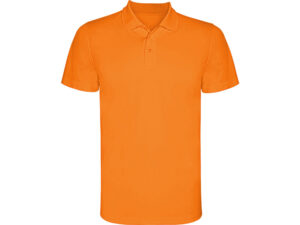 Рубашка поло «Monzha» мужская - S, неоновый оранжевый