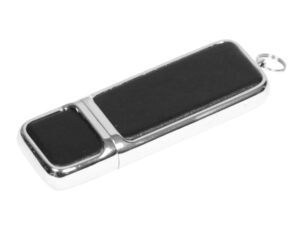 USB 2.0- флешка на 16 Гб компактной формы - 16Gb, черный/серебристый