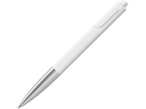 Ручка пластиковая шариковая «Noto» - белый/серебристый