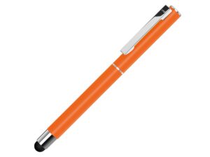 Ручка металлическая стилус-роллер «STRAIGHT SI R TOUCH» - оранжевый