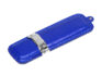 USB 2.0- флешка на 16 Гб классической прямоугольной формы - 4Gb, синий/серебристый