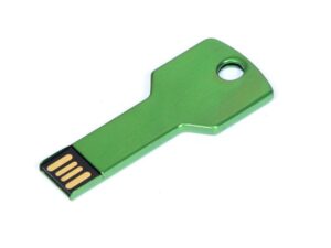 USB 2.0- флешка на 16 Гб в виде ключа - 64Gb, зеленый