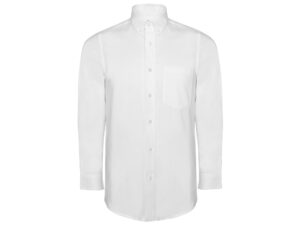 Рубашка с длинным рукавом «Oxford», мужская - S, белый