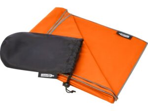 Сверхлегкое быстросохнущее полотенце «Pieter» из переработанного РЕТ-пластика - оранжевый