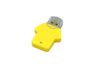 USB 2.0- флешка на 16 Гб в виде футболки - 64Gb, желтый