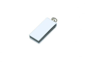 USB 2.0- флешка мини на 16 Гб с мини чипом в цветном корпусе - 8Gb, белый