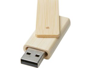 USB 2.0-флешка на 4ГБ «Rotate» из бамбука - 16Gb, бежевый