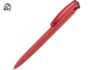 Ручка пластиковая шариковая трехгранная «Trinity K transparent Gum» soft-touch с чипом передачи информации NFC - красный