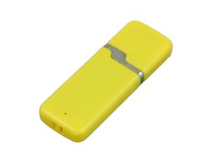USB 2.0- флешка на 16 Гб с оригинальным колпачком - 64Gb, желтый