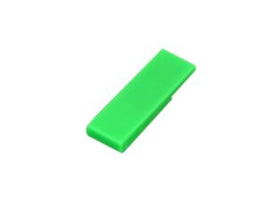 USB 2.0- флешка промо на 16 Гб в виде скрепки - 64Gb, зеленый