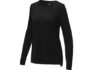 Пуловер «Merrit» с круглым вырезом, женский - XS, черный