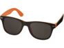 Очки солнцезащитные «Sun Ray» с цветной вставкой - оранжевый/черный