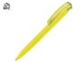 Ручка пластиковая шариковая трехгранная «Trinity K transparent Gum» soft-touch с чипом передачи информации NFC - желтый