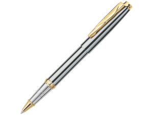 Ручка-роллер «Gamme Classic» - серебряный/золотистый