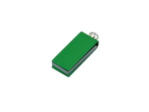 USB 2.0- флешка мини на 16 Гб с мини чипом в цветном корпусе - 16Gb, зеленый