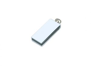 USB 2.0- флешка мини на 16 Гб с мини чипом в цветном корпусе - 32Gb, белый