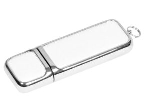 USB 2.0- флешка на 16 Гб компактной формы - 4Gb, белый/серебристый