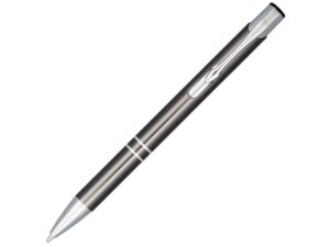 Ручка металлическая шариковая «Moneta» с анодированным покрытием - черный, серый