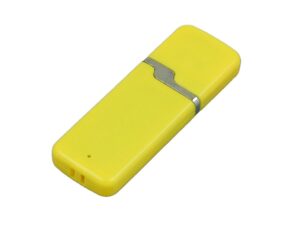 USB 2.0- флешка на 16 Гб с оригинальным колпачком - 32Gb, желтый