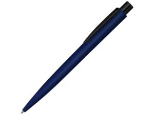 Ручка шариковая металлическая «Lumos M» soft-touch - темно-синий/черный