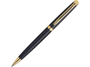 Ручка шариковая Hemisphere - черный матовый, золотистый