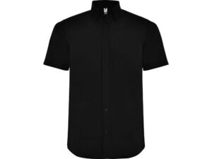 Рубашка «Aifos» мужская с коротким рукавом - S, черный