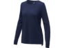 Пуловер «Merrit» с круглым вырезом, женский - XS, темно-синий