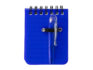 Мини-блокнот ARCO с шариковой ручкой - королевский синий