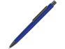 Металлическая шариковая ручка «Ellipse gum» soft touch с зеркальной гравировкой - синий