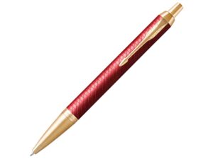 Ручка шариковая Parker IM Premium - красный/золотистый
