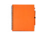 Блокнот LEYNAX с шариковой ручкой - оранжевый