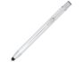 Ручка-стилус металлическая шариковая «Moneta» с анодированным покрытием - titanium