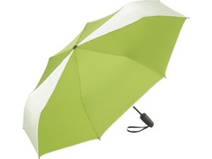 Зонт складной «ColorReflex» со светоотражающими клиньями, полуавтомат - лайм