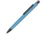 Металлическая шариковая ручка «Ellipse gum» soft touch с зеркальной гравировкой - голубой