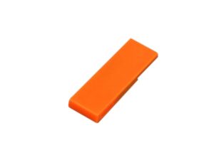 USB 2.0- флешка промо на 16 Гб в виде скрепки - 32Gb, оранжевый