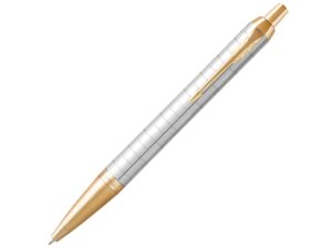 Ручка шариковая Parker IM Premium - белый/золотистый