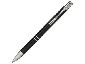 Ручка металлическая шариковая «Moneta» - синий, черный/серебристый