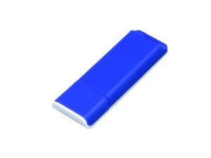USB 2.0- флешка на 16 Гб с оригинальным двухцветным корпусом - 8Gb, синий/белый