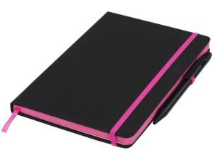 Блокнот А5 «Noir Edge» - A5, черный, розовый