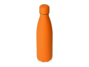 Вакуумная термобутылка  «Vacuum bottle C1», soft touch, 500 мл - оранжевый