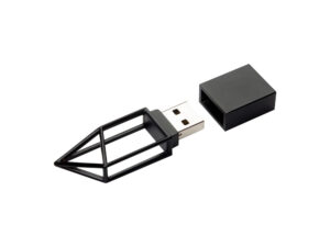 USB 2.0- флешка на 16 Гб «Геометрия» - 16Gb, черный