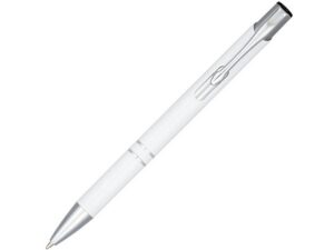 Ручка металлическая шариковая «Moneta» с анодированным покрытием - синий, белый