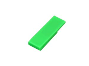 USB 2.0- флешка промо на 16 Гб в виде скрепки - 16Gb, зеленый