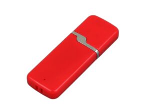 USB 2.0- флешка на 16 Гб с оригинальным колпачком - 64Gb, красный