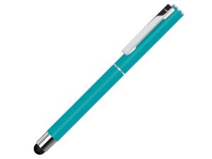 Ручка металлическая стилус-роллер «STRAIGHT SI R TOUCH» - бирюзовый