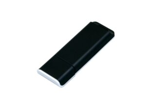 USB 2.0- флешка на 16 Гб с оригинальным двухцветным корпусом - 64Gb, черный/белый