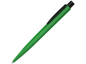 Ручка шариковая металлическая «Lumos M» soft-touch - зеленый/черный