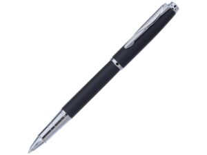 Ручка-роллер «Gamme Classic» - черный матовый/серебристый