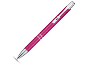 Ручка металлическая шариковая «Moneta» - синий, фуксия/серебристый