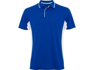 Рубашка поло «Montmelo» мужская - S, королевский синий/белый